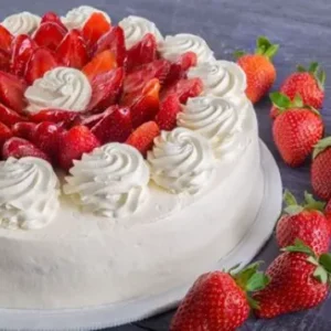 Pastel Fresas Con Crema